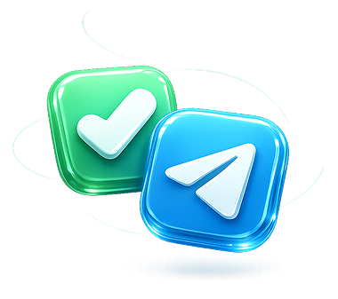Bale and Telegram icons